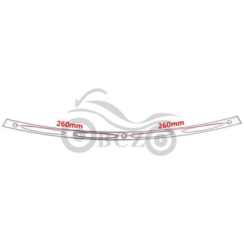 Harley Road/Street Glide Windshield Trim Strip - Motorcycle Accessory