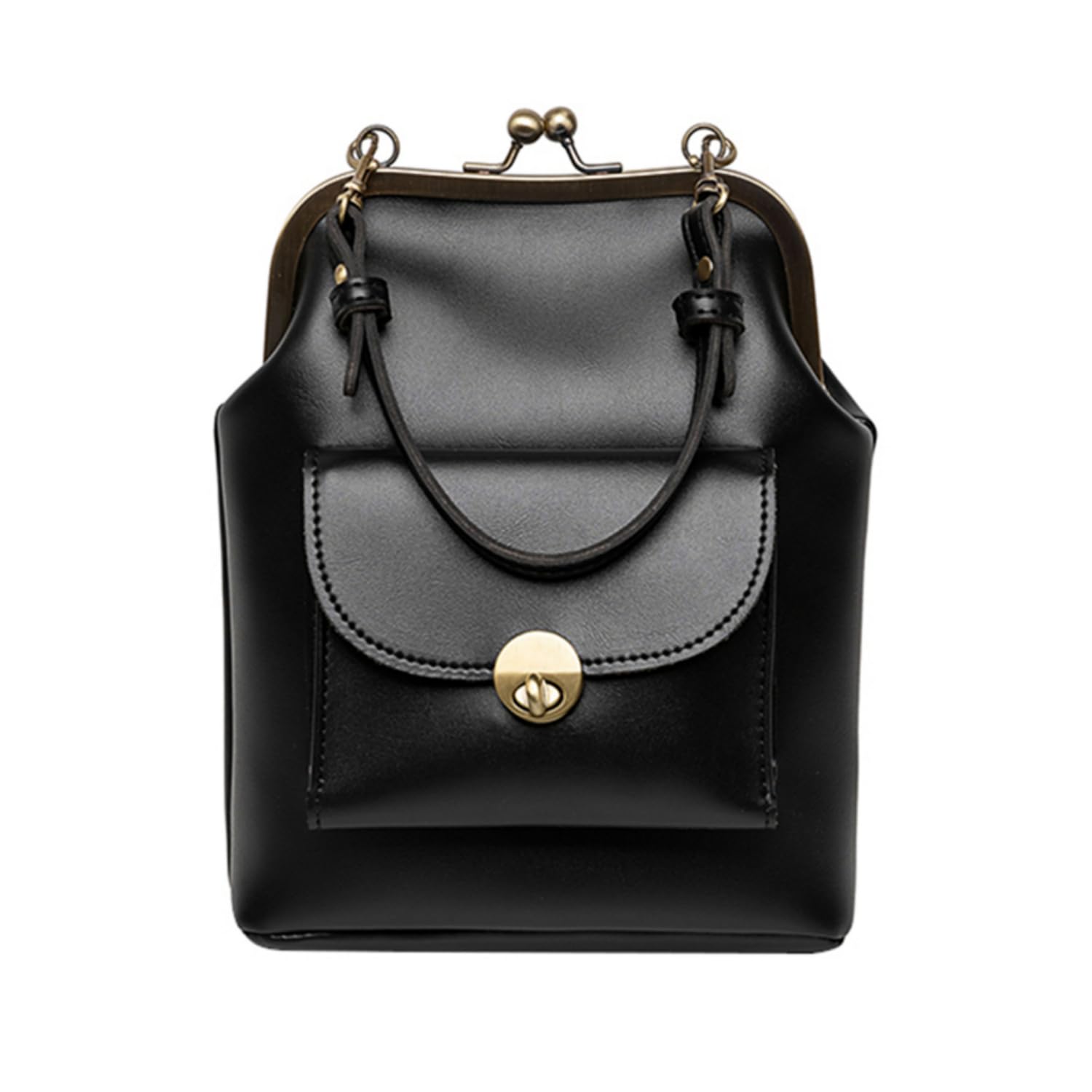 

Purse shoulder crossbody leather bag for for school entrance birthday retro black [VCWinMeety] bag, bag, bag, handbag, 2-way, women, commuting, чорний