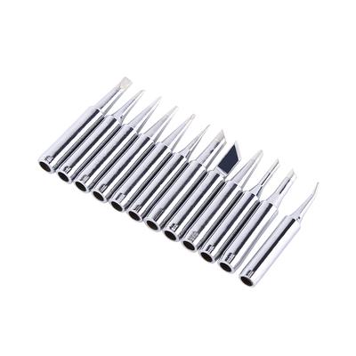 12Pcs   Free Soldering Tip Solder Replacement Tips 900M T Rework Station Tool