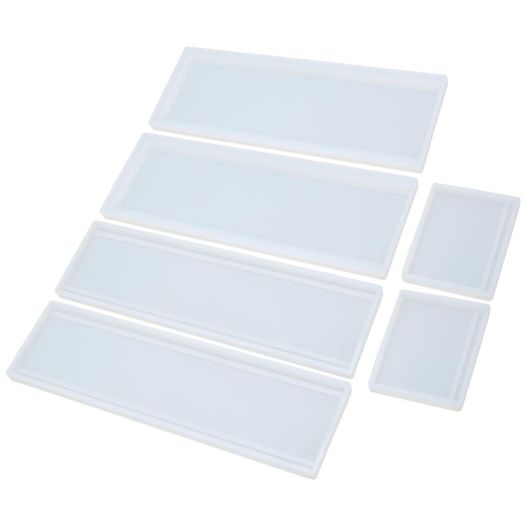 Domino Storage Box Mold Silicone Eco Friendly Safe Nontoxic Reusable Durable Domino Case Holder Mold for DIY