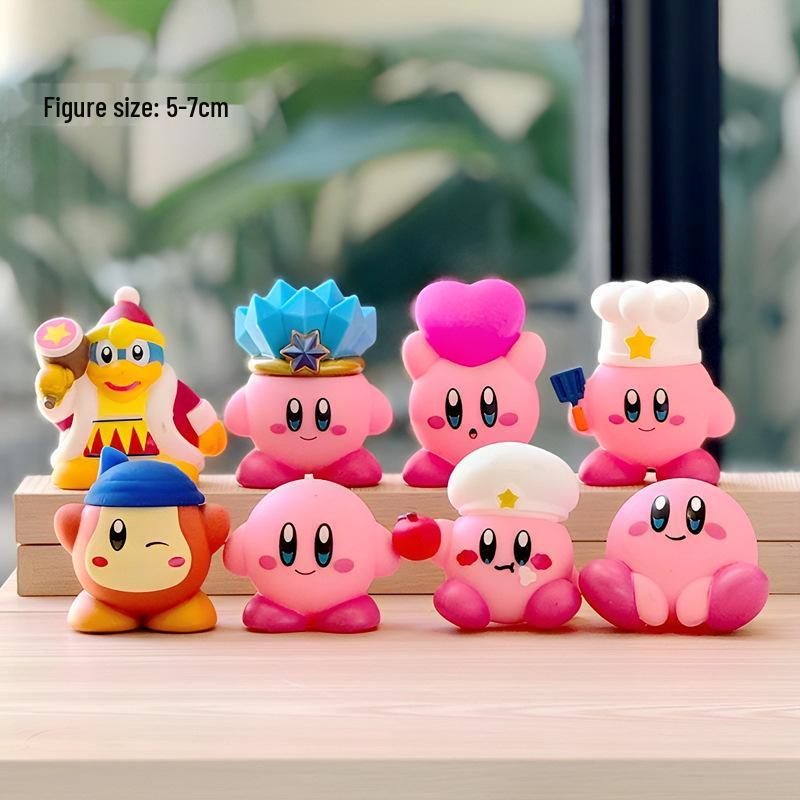 

Kirby Anime Trendy Vinyl Figure Blind Box Toy – Internet Celebrity Birthday Gift for Kids
