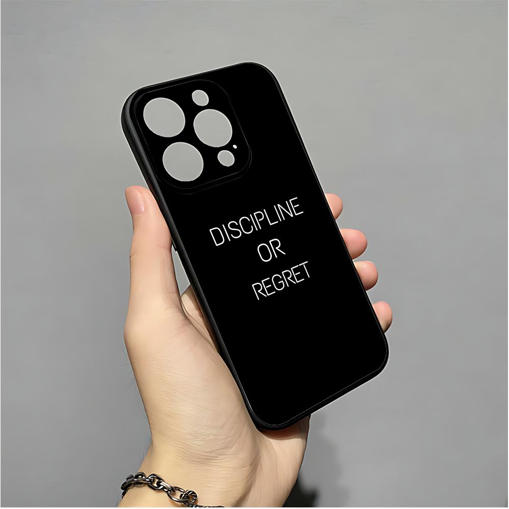 Minimalist Life Rules Phone Case For IPhone 16,15,14,13,12,11,XS,XR,X,8,7,Pro,Max,Plus,mini Silicone Black Cover
