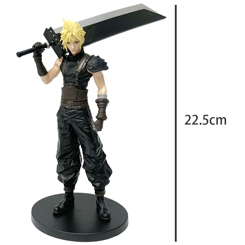 22cm Remake Version Amine Figure Cloud Strife PVC Action Figure Collectiable Model Toys Christmas Gifts Boy's Gift
