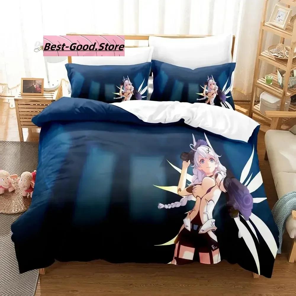 

Honkai impact 3rd Beding Set Single Twin Ful Quen King-Sized Dimensionsd Dimensions Bed Linen Set Adult People Kid Bedrom Duvet cover Sets 3D Print 100*200cm Single