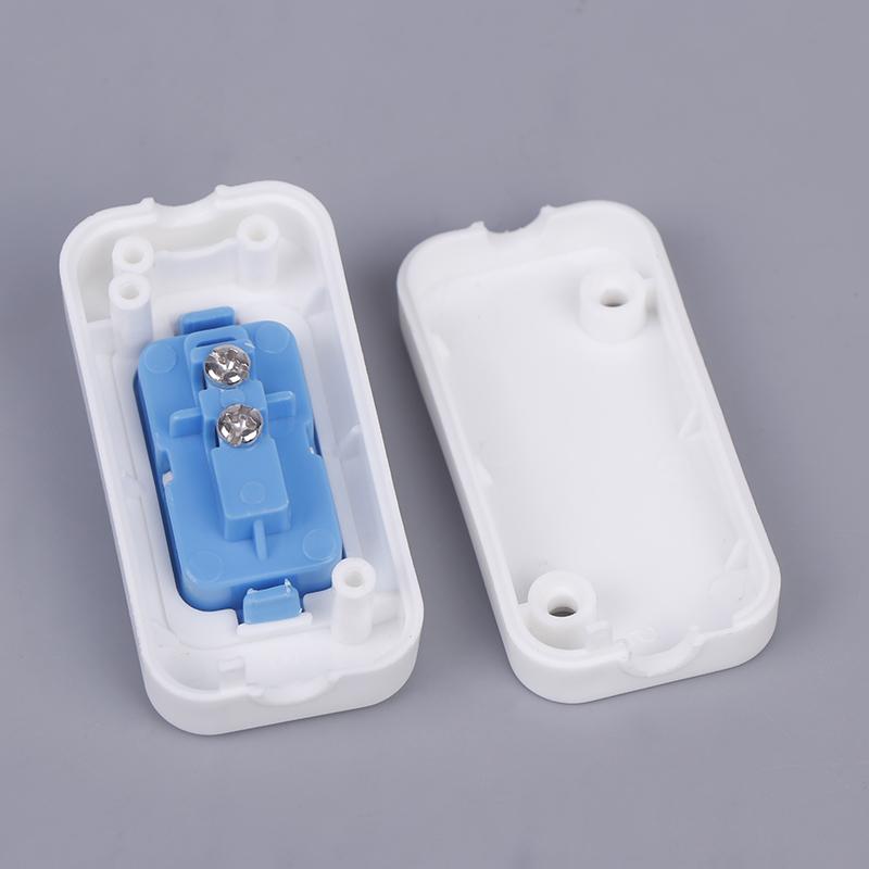 1/5Pcs Small Rocker Button Wiring Switch White Hand Pinch Bedside Small Appliance Push Button Boat Shape Switch