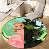 Witch Chair Mat Round Rug-Office Carpet, Machine Washable, Non-slip, Suitable for Living Rooms, Bedrooms
