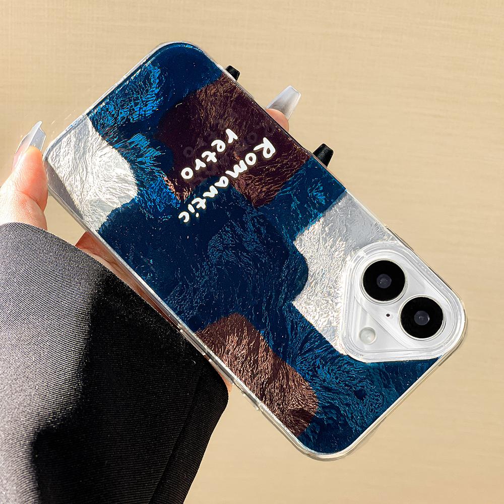 Handyhülle für iPhone 11 13 16 Pro Max iPhone 14 15 Pro Max 12 13 Pro Max 16 Plus 13 Pro 14 Pro Gletschermuster Hochwertige Farbe