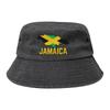 Sombrero de Pescador Unisex Bandera de Jamaica Sombrero de Playa Jamaicano Plegable Camping Pesca PescadorSombreros Unisex Sombrero Panamá Dropshipping