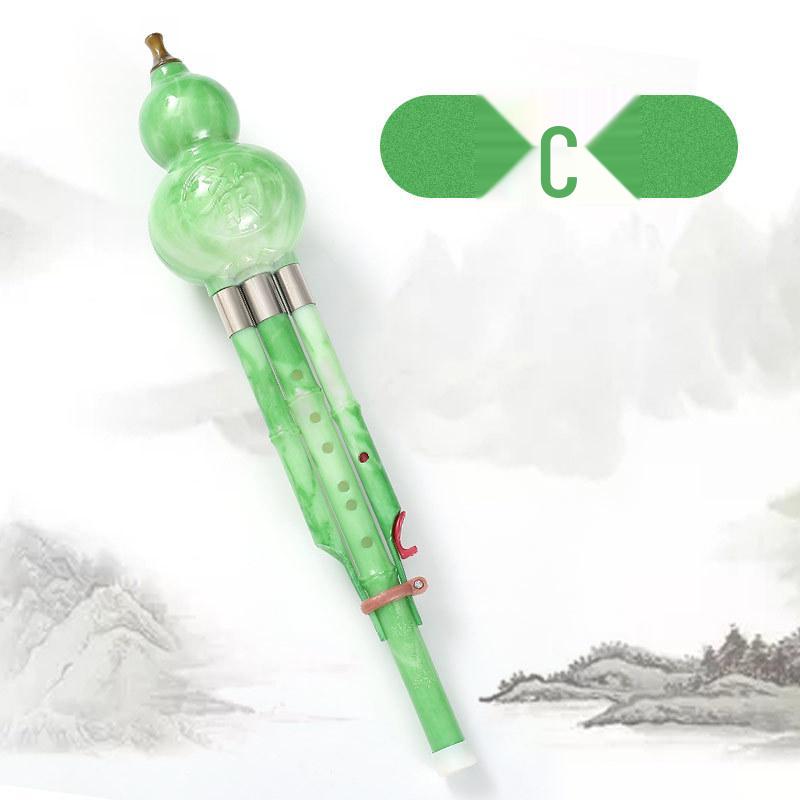 B Flat & C Key Ethnic Gourd Flute for Students & Beginners