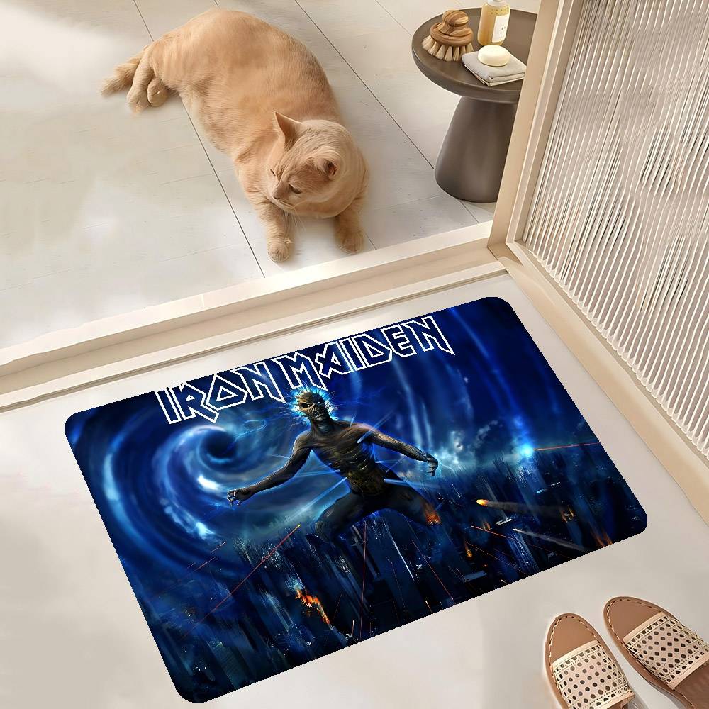 I-iron Maiden Floor Mat Kids Room Bedroom Decoration Balcony Anti-Slip Doormat Living Room Welcome Rug