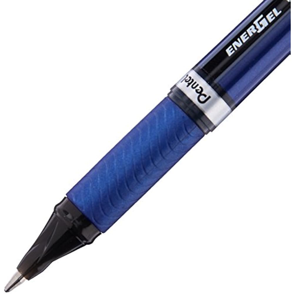 Pentel Gel Ink Ballpoint Pen Energel Euro 1.0mm Blue Shaft Black Ink BL30-A