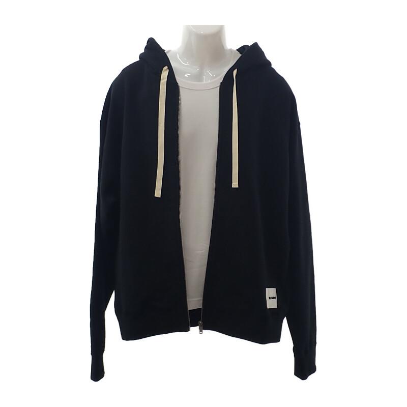 JIL SANDER  J47HG0101 L Parker black cotton mens