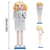 Hand Painted Nurse Wood Nutcrackers Holiday Nurse Figurine Charm Wood Nutcrackers Ornament for Office Decors