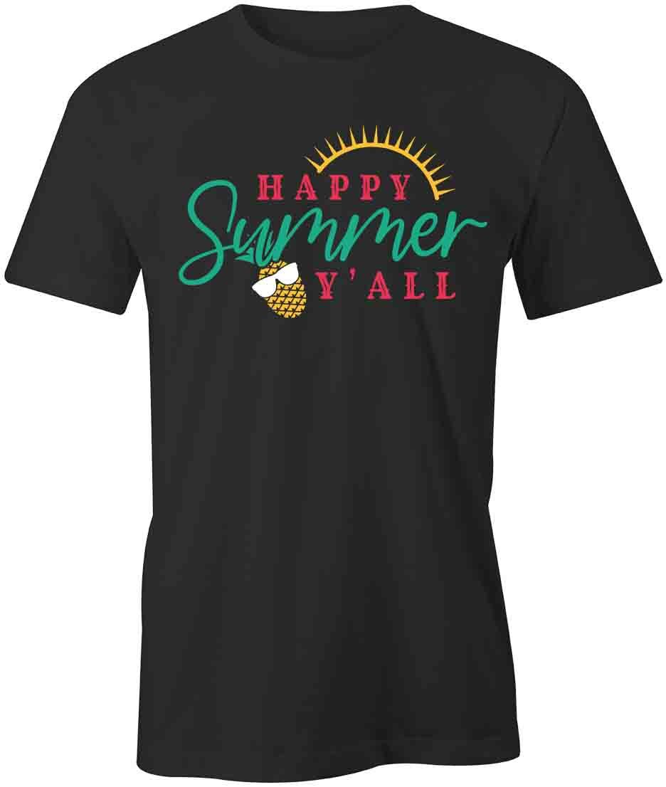 SUMMER Y ALL TShirt Tee Short-Sleeved Cotton CLOTHING SEASONAL S1BCA407 XL