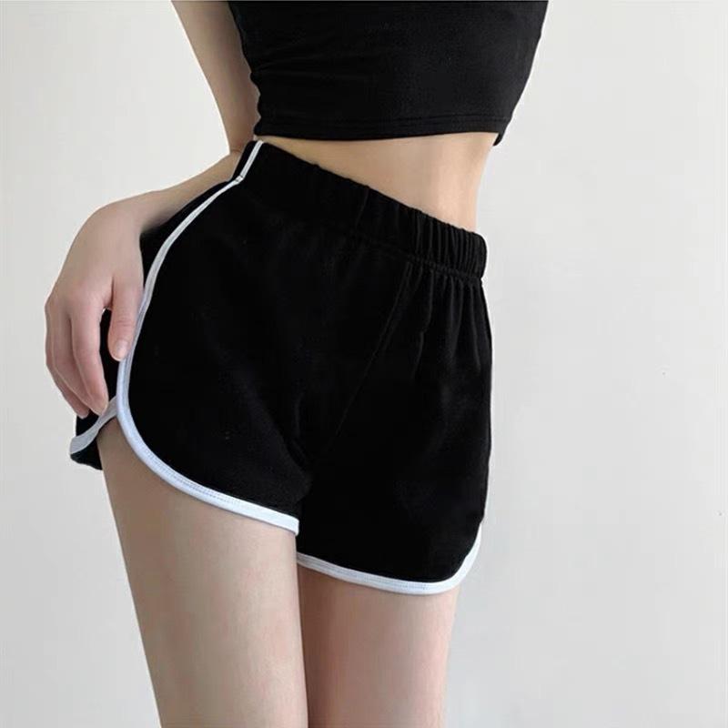 

ins super fire sports shorts women s summer Korean version tide student loose and thin wide-footed straight casual three-point pants S
