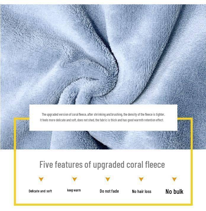 Doppelseitiges Fleece Warme Freizeit-Hose für Frühling und Winter - Gemütliche, lockere Nachtwäsche für zu Hause oder draußen