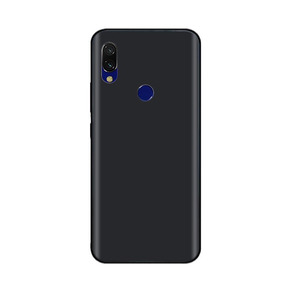 

For Xiaomi Redmi 7 Case Redmi7 Black Silicon Bumper Soft Tpu Phone Case Cover For Xiaomi Redmi Note 7 Pro Note7 Case Funda Coque Redmi Note 7