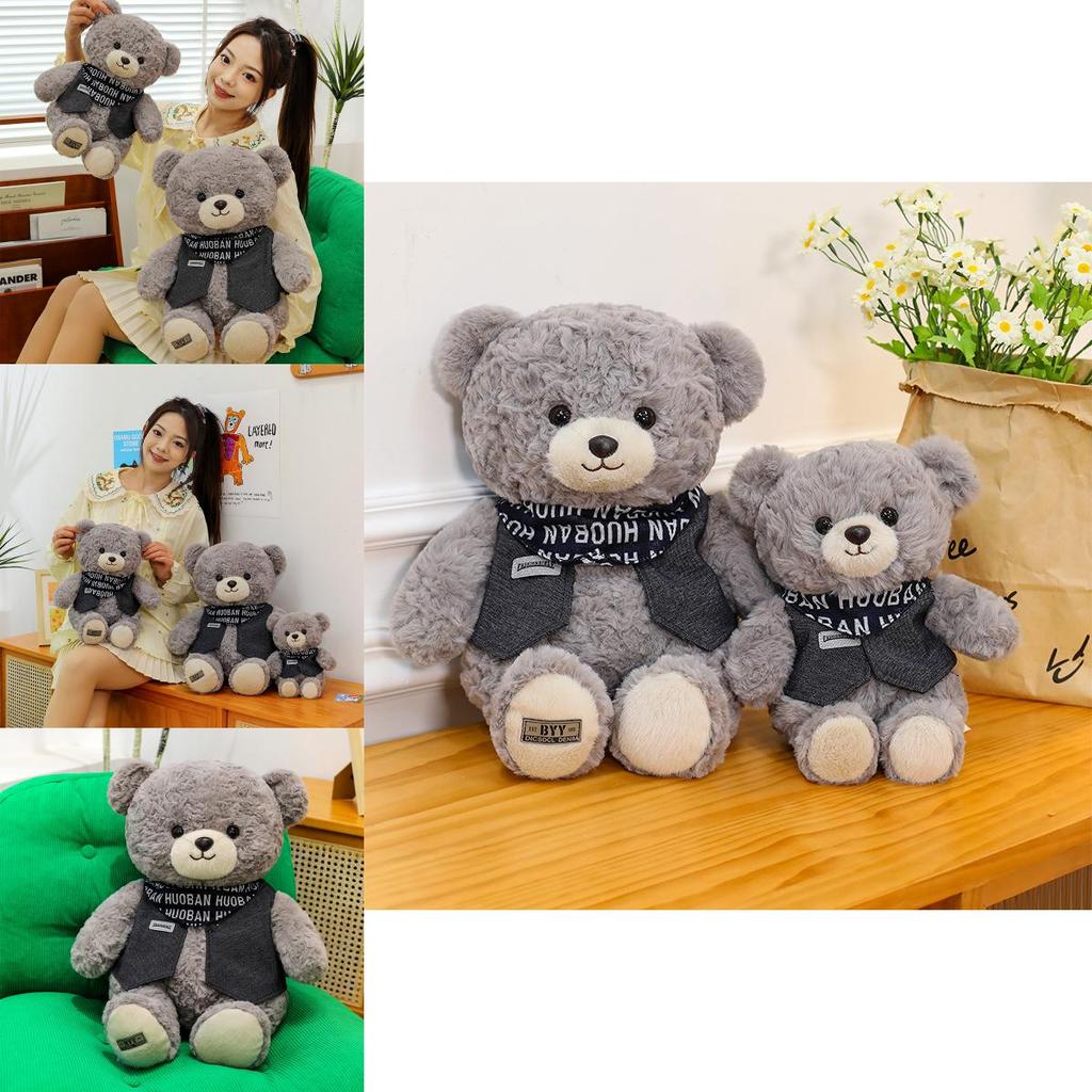 Teddy Bear Plush Toy With Pp Cotton Filling For Kids And Girls Gift