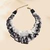Clavicle Chain Necklace and Drop Earrings Set Distinctive Necklace and Earrings Set for Women Who Love Vintage Charm