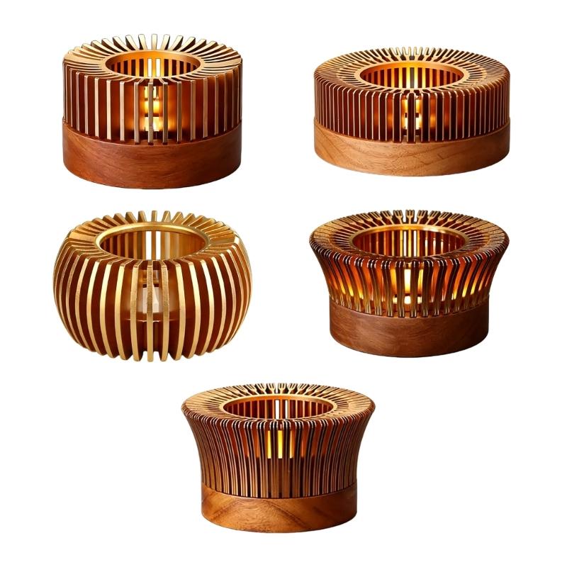 Heat Resistant Teapot Stand Quiet Operations for Enhances Kitchen or Dining Table Decorating Aluminum Alloy Texture