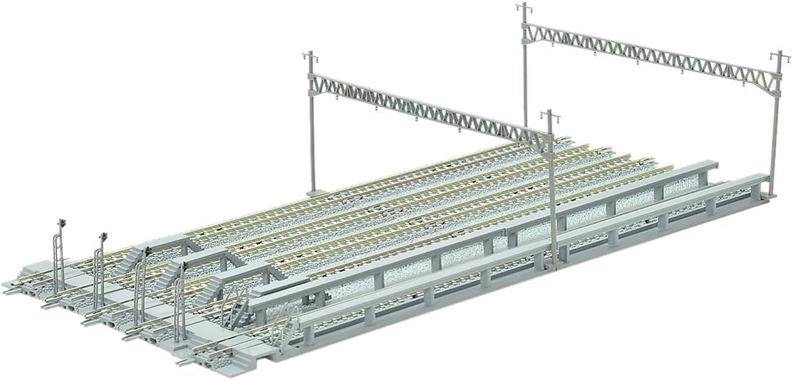 Tomytec TOMIX N Gauge Rail Depot Extension Silver 91017, серебряный