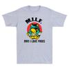 Vintage MILF Unisex I Love Frogs Funny Saying Frog-Amphibian Graphic Unisex's T-Shirt