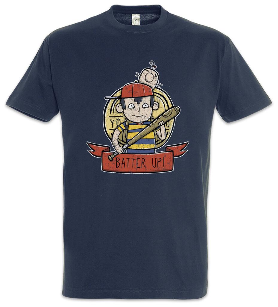 Batter Up T-Shirt Earthbound Gamer Games Gaming PC George und and Maria Mother