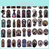 50 Gothic Edition Dark Cat Stickers Decorate Guitar Notebook Luggage Waterproof And Wholesale