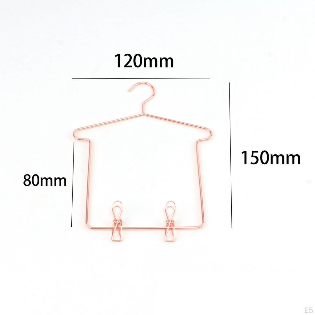 5 1/3 Coat Hangers, Dollhouse Rack, Miniature Doll Accessories, Furniture, Micro Landscape