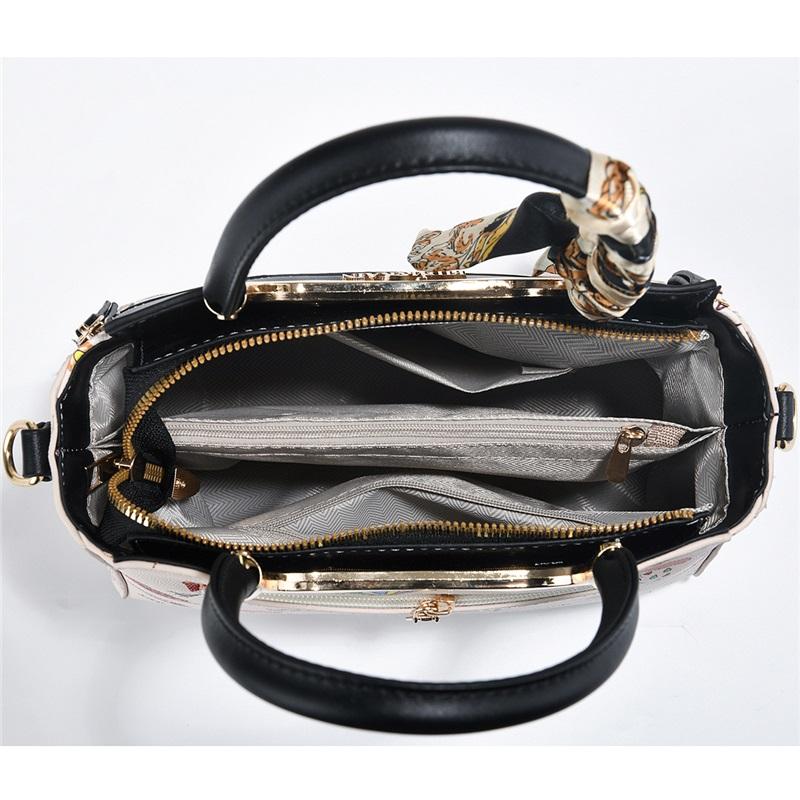 Women’s Trendy Light Luxury Printed Top Handle Bag, Fashion Shoulder Crossbody Purse For Birthday & Valentine’s Day Gift