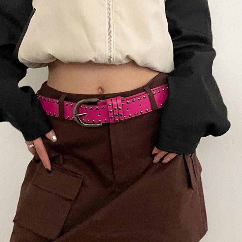 PU Waist Belts with Adjustable Pin Buckle Thin Adjustable Waist Belt Universal Woman Dresses Skirt Coat Waistband