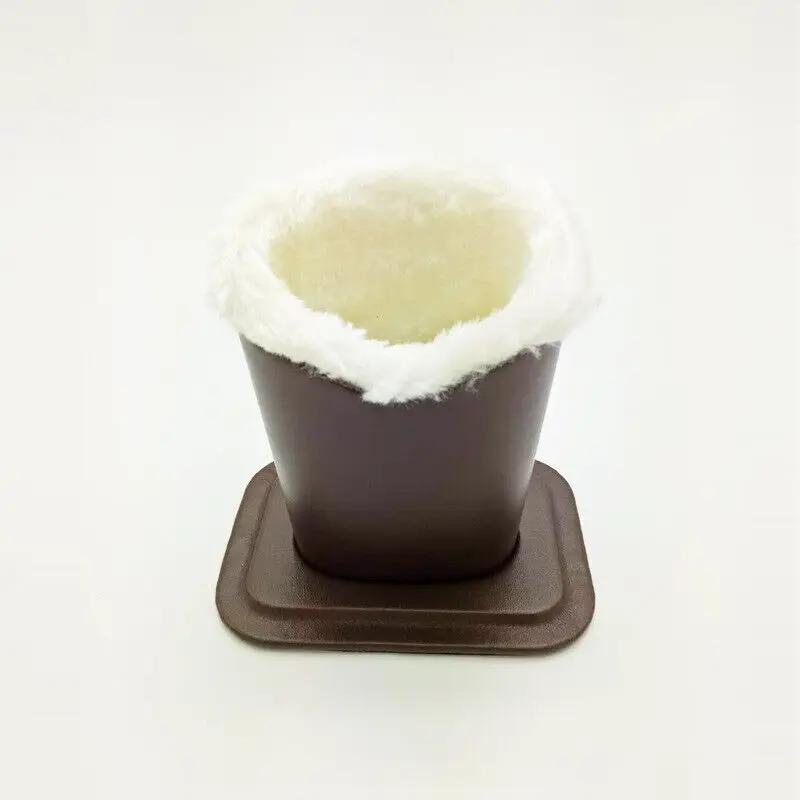 Soft Plush Lined Glasses Desk Holder Eyeglasses Sunglasses Stand Anti scratch Storage Case Make Up Brush Holder Pen Container