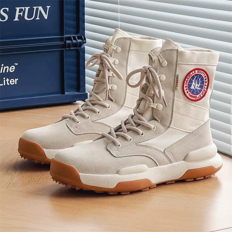 

3357 уличные походные ботинки осень и зима новые спортивные альпинистские походные ботинки мужчины и женщины пары высокие берцы ботинки Мартин 44