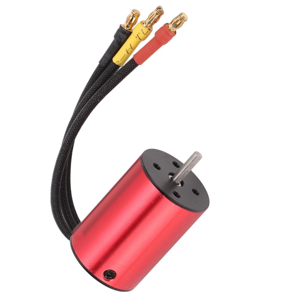 3600KV Brushless Motor High Torsion CNC Machining T6 Aluminum Covers 50000 RPM Brushless Motor for 1/16 for 1/14 RC Cars