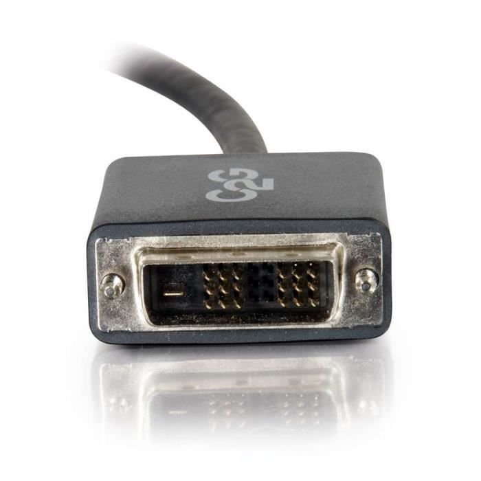 Câble DisplayPort M Vers DVI M 2m - C2G - Noir - Blindé