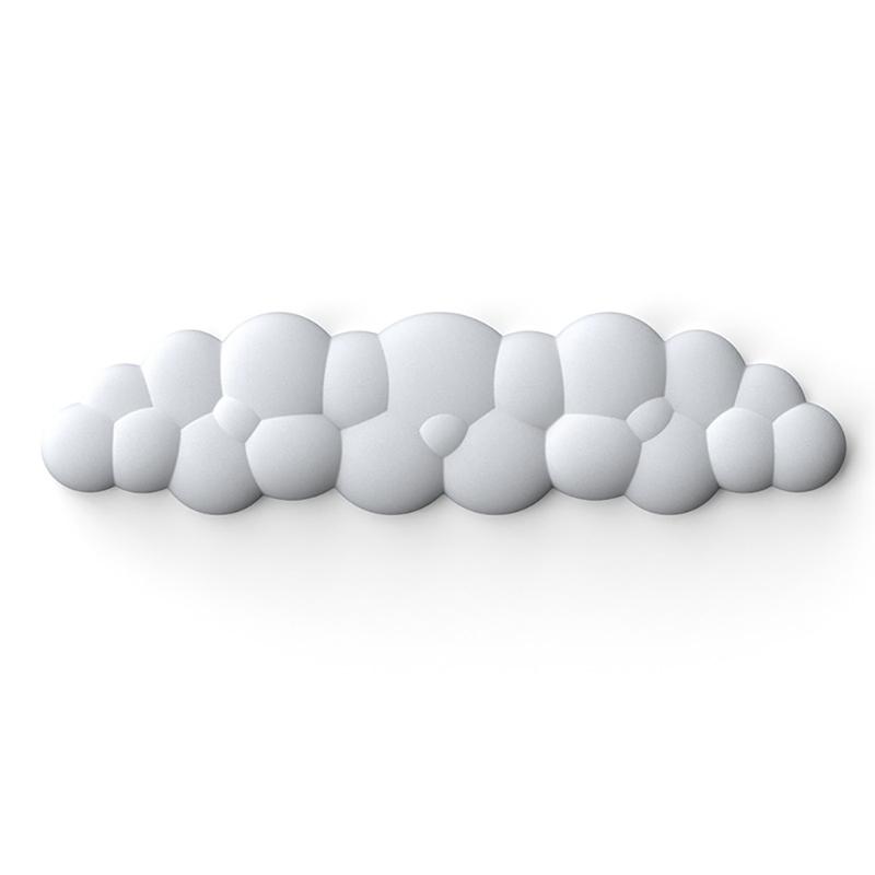Cloud Shape Wrist Rest Pad Soft  Anti-Slip Rubber Base Memory Foam for  Keyboard Mousepad