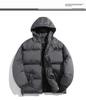 2025 Men's Winter Loose Hooded Cotton Jacket - Thick, Fashionable, Casual Outerwear