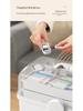 Large Capacity Family First Aid Medicine Storage Box for Home Use