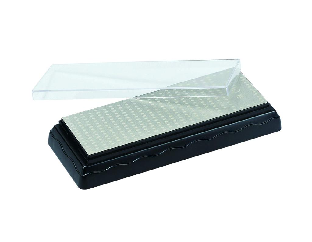 Pearl Metal Knife Sharpening Diamond Whetstone with Fine Care Cover, Large, CC-1518