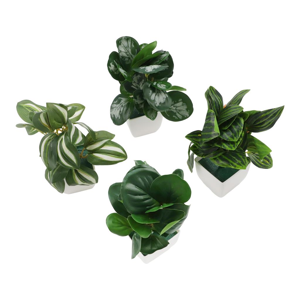 Small Artificial Plants For Decor Artificial Plants Artificial Potted Plants Compact Design Lifelike Appearance