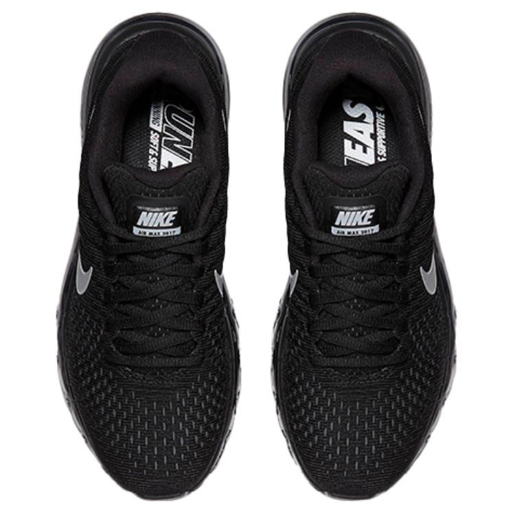 New Nike Air Max 2017 Low Top Casual Running Shoes Women's Black Gray 849560-001