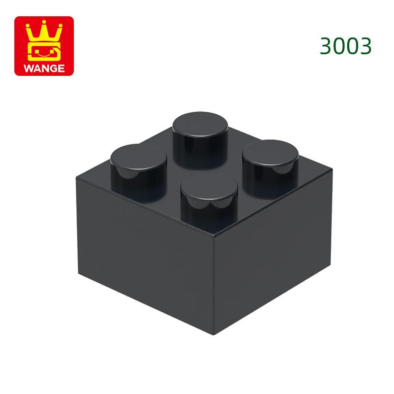 Non-Toxic 77Pcs/Lot 3003 2X2 High 4-Hole Building Blocks Moc Color Parts Compatible With Bricks Diy Children Toy Assembly Gift Box