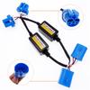 1 Pair H1 H4 H7 H11 9006 9007 Harness Adapter Car Headlight Canbus Decoders Warning Resistor Canceller Anti Flicker Error Free