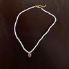 Dopamine Pearl Necklace: Retro Court Style Versatile Clavicle Chain for Women