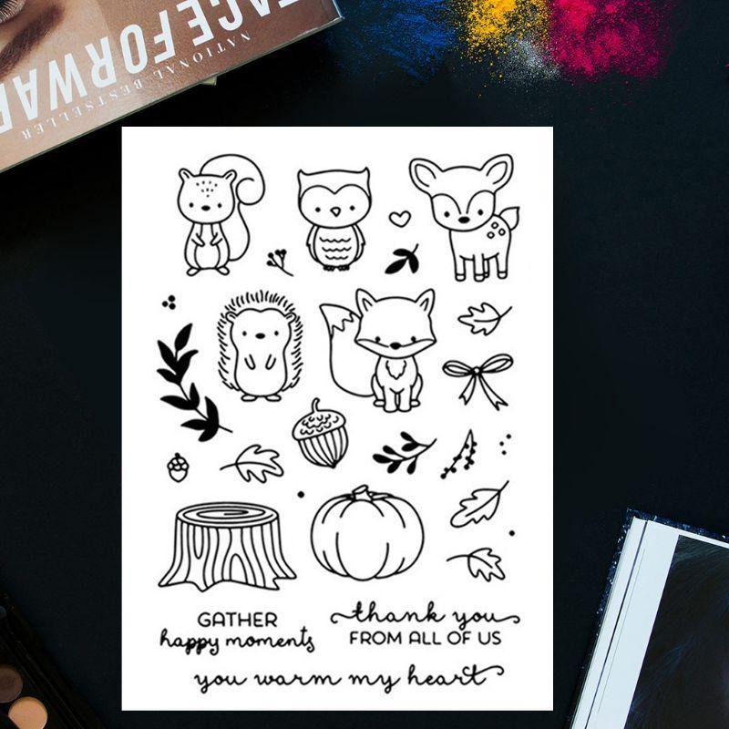 Металлические штампы-высечки с животными, прозрачный силиконовый штамп, высечки для DIY, рождественские, для дня рождения, вечеринки, топ продаж