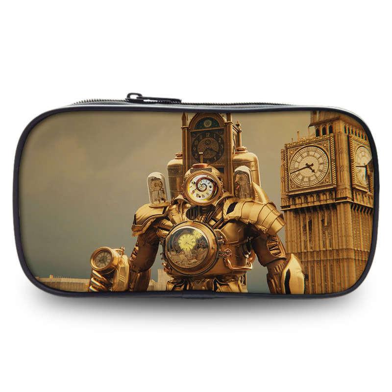 Titan Pencil Highquality Case With Unique Toilet Man Design Students For