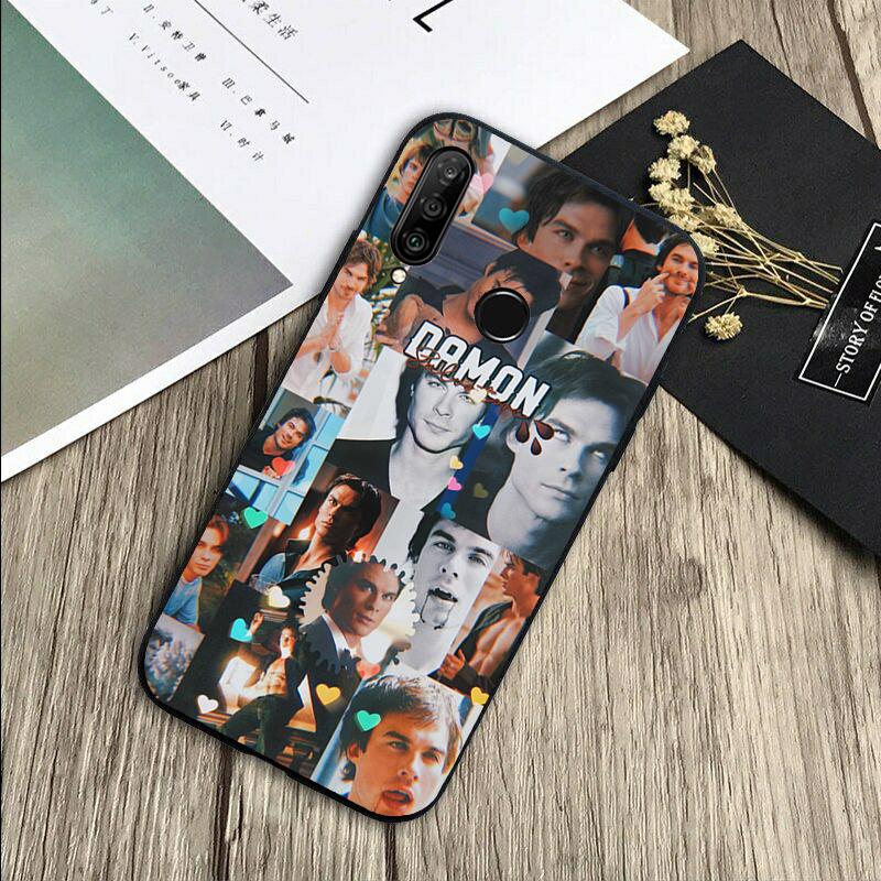 Damon Salvatore Vampire Diaries For Huawei Nova 8i 11i 12i 12s 9 10 SE Y60 Y70 Y90 Y72 Y73 Y61 Y91 P60 Pro P30 P40 Lite Case
