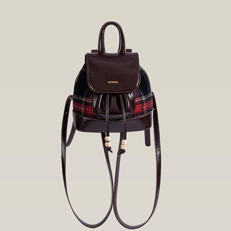 

IELGY Нишевый дизайн, французский рюкзак премиум-класса с текстурой, универсальный пригородный рюкзак большой вместимости.