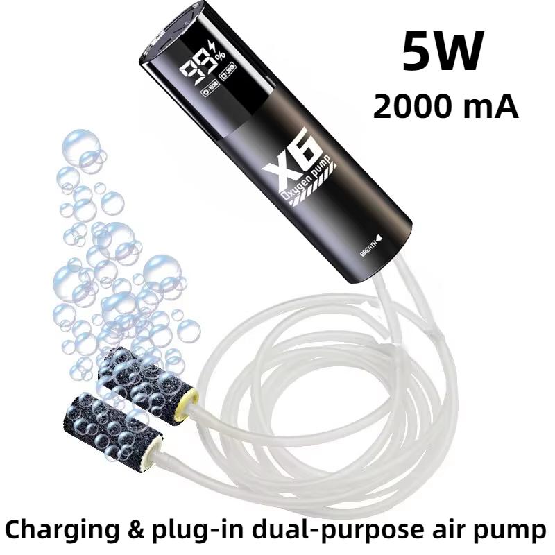 SOBO Aquarium Oxygen Pump Aquarium Supplies 738M Double Hole 3.5w Adjustable High-power Oxygen-increasing Pump