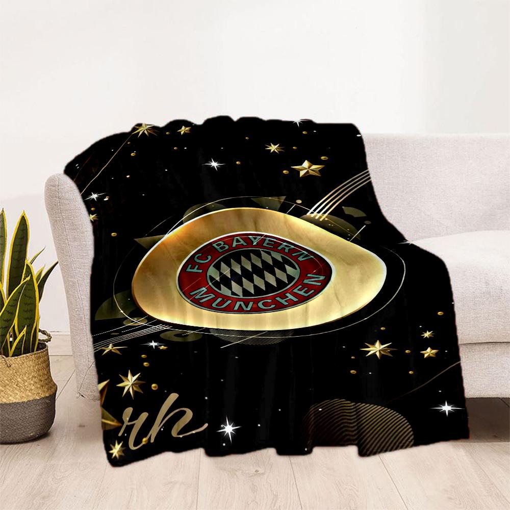 Bayern Munich Blanket Comfortable Suitable for Couch Sofa Seaside Four Seasons Universal Modern Ideal Gift For Birthday Valentine'S Day